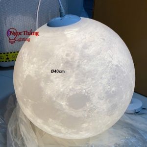 Đèn thả mặt trăng 15cm 20cm 25cm 30cm trang trí phòng ngủ bàn ăn Led 3 màu 12W 220V THD20 Ngọc Thắng - Ảnh 12