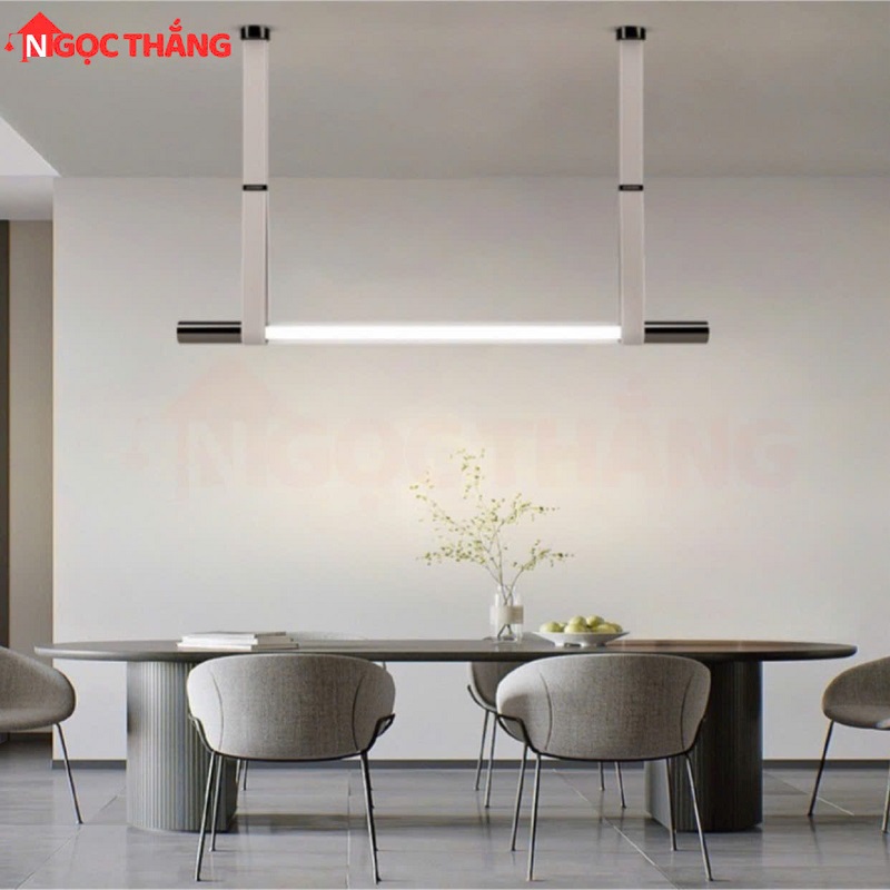 Đèn thả trần trang trí bàn ăn quầy bar bàn làm việc 120cm Led 3 chế độ màu 220V TH0810 Ngọc Thắng