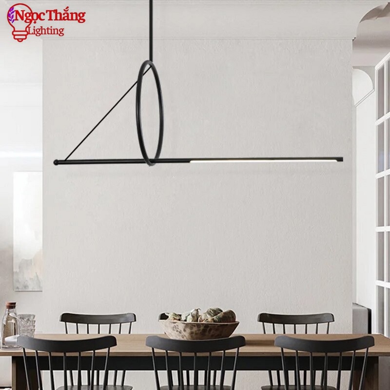 Đèn thả trần hiện đại 120cm trang trí bàn ăn phòng khách phòng ngủ ánh sáng vàng TTK121 Ngọc Thắng - Ảnh 7