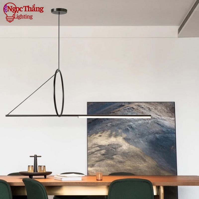 Đèn thả trần hiện đại 120cm trang trí bàn ăn phòng khách phòng ngủ ánh sáng vàng TTK121 Ngọc Thắng - Ảnh 6