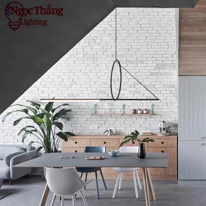Đèn thả trần hiện đại 120cm trang trí bàn ăn phòng khách phòng ngủ ánh sáng vàng TTK121 Ngọc Thắng - Ảnh 4