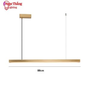 Alternative view of Đèn thả trần bàn ăn dài 88cm trang trí phòng khách Led 3 màu THD7054 Ngọc Thắng (Kèm điều khiển)