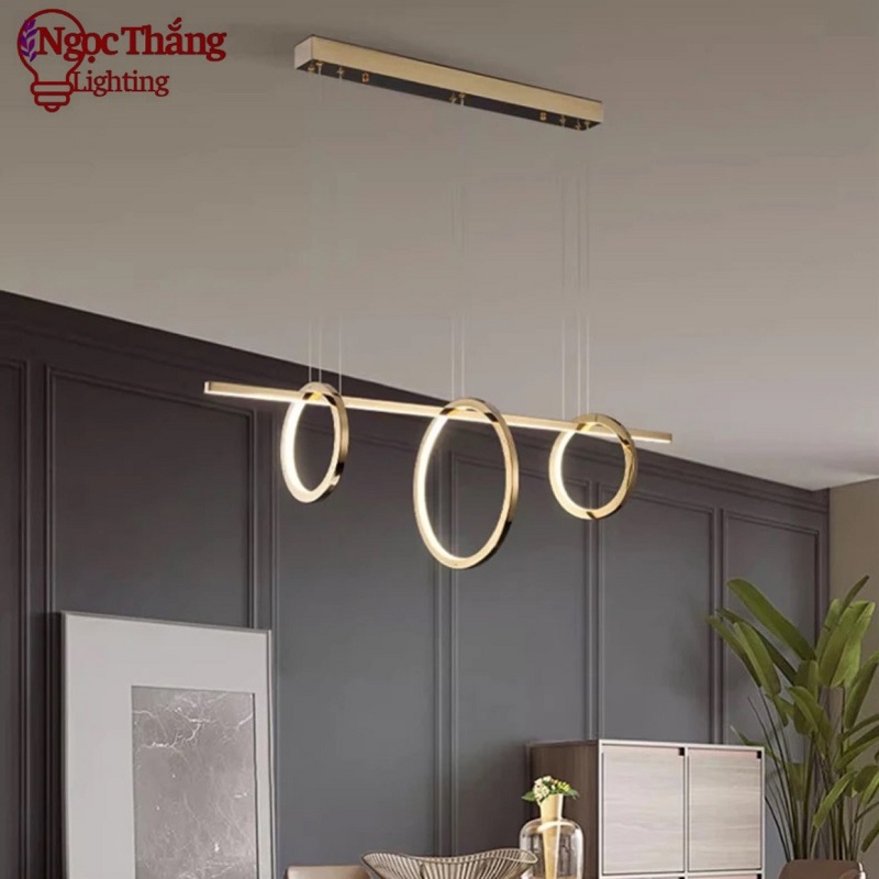 Đèn thả bàn ăn Ngang 100cm trang trí phòng khách Bảo hành 24 tháng Led 3 chế độ màu TTK119 Ngọc Thắng - Ảnh 10