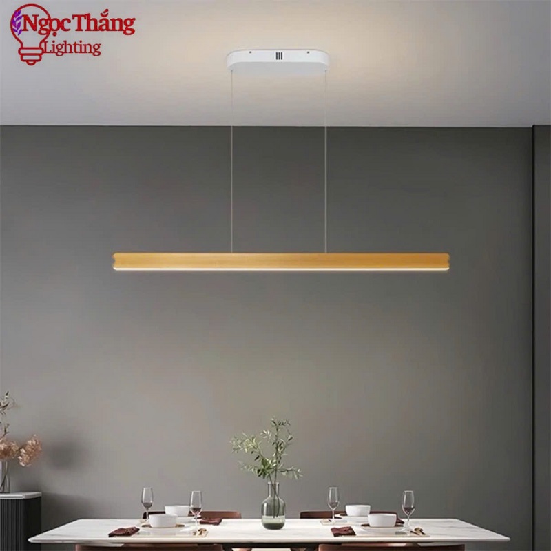 Đèn thả trần bàn ăn cảm ứng không chạm trang trí phòng khách quầy bar Led 3 màu THD7070L Ngọc Thắng
