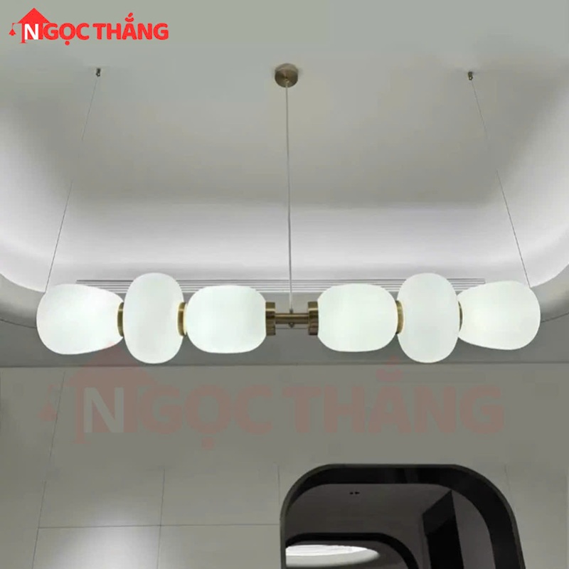 Đèn thả trần ngang 120cm trang trí bàn ăn quầy bar bàn làm việc led 3 màu 220V THD201 Ngọc Thắng - Ảnh 6