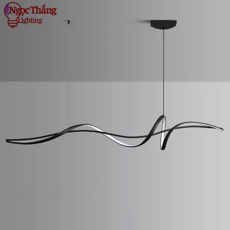 Đèn thả trần nghệ thuật trang trí bàn ăn phòng khách Led 3 chế độ màu 30W 220V TTK141 Ngọc Thắng