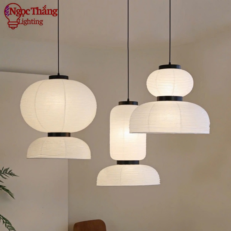 Đèn thả phong cách Nhật Bản trang trí bàn ăn quán cafe phòng khách phòng ngủ THD88 Ngọc Thắng
