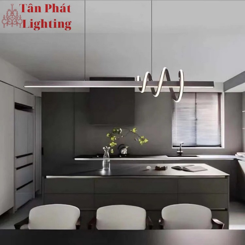 Đèn thả bàn ăn 120cm trang trí phòng khách Led 3 chế độ màu T1001/120 Ngọc Thắng