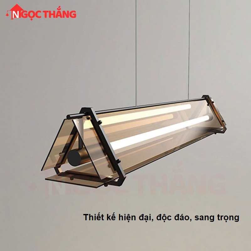 Đèn thả trần bàn ăn Ngang 100cm trang trí phòng làm việc quán cà phê 220V TTK95 Ngọc Thắng - Ảnh 10