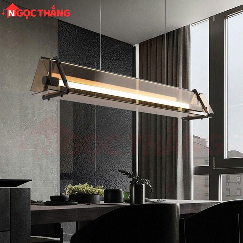 Đèn thả trần bàn ăn Ngang 100cm trang trí phòng làm việc quán cà phê 220V TTK95 Ngọc Thắng - Ảnh 8