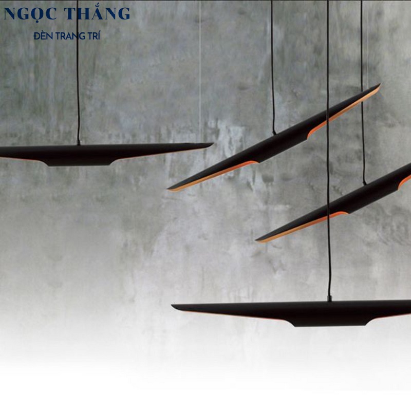 Đèn Thả Trần Trang Trí Phòng Khách Bàn Ăn Quán Cafe Led Vàng 8W 220V TCF24 Ngọc Thắng Kèm 2 bóng G45 - Ảnh 16