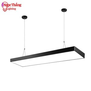 Đèn thả trần văn phòng 120cm x 20cm - Đèn thả hộp chữ nhật siêu sáng 70W 220V MS218 Vỏ Đen Ngọc Thắng - Ảnh 6
