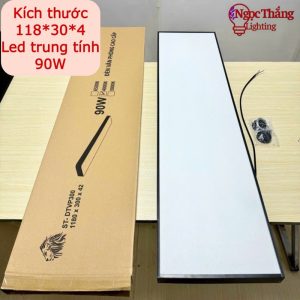 Alternative view of Đèn thả văn phòng 118cm x 30cm 90W BH 24 tháng ánh sáng trắng và trung tính MS390 Ngọc Thắng