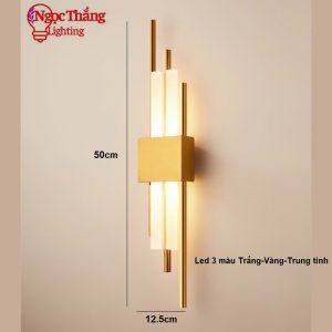 Alternative view of Đèn treo tường 50cm trang trí cầu thang phòng khách phòng ngủ Led 3 màu 12W 220V V781B Ngọc Thắng
