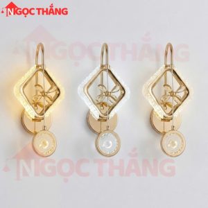 Alternative view of Đèn treo tường Hình Vuông trang trí phòng khách phòng ngủ Led 3 màu 8W VB112 220V Ngọc Thắng