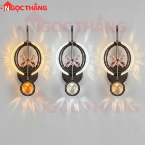 Alternative view of Đèn treo tường Hình Tròn trang trí phòng khách phòng ngủ Led 3 màu 8W 220V VB129 Ngọc Thắng