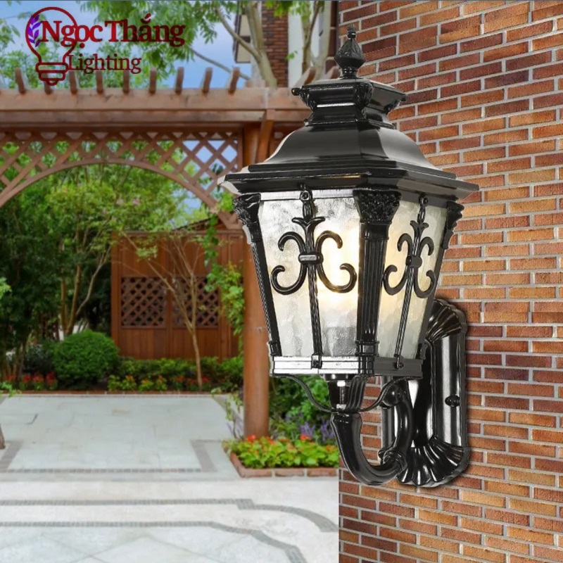 Đèn treo tường gắn tường ốp cột đèn trụ cổng ngoài trời 220V VNT6636 Ngọc Thắng