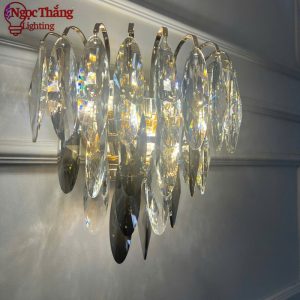 Alternative view of Đèn treo tường pha lê trang trí phòng khách phòng ngủ cầu thang Led 36W 3 màu VPL8163 Ngọc Thắng