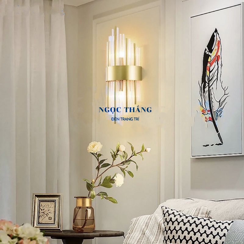 Đèn treo tường trang trí phòng khách phòng ngủ Bảo Hành 24 Tháng Led 8W 220V GT437 Ngọc Thắng - Ảnh 7
