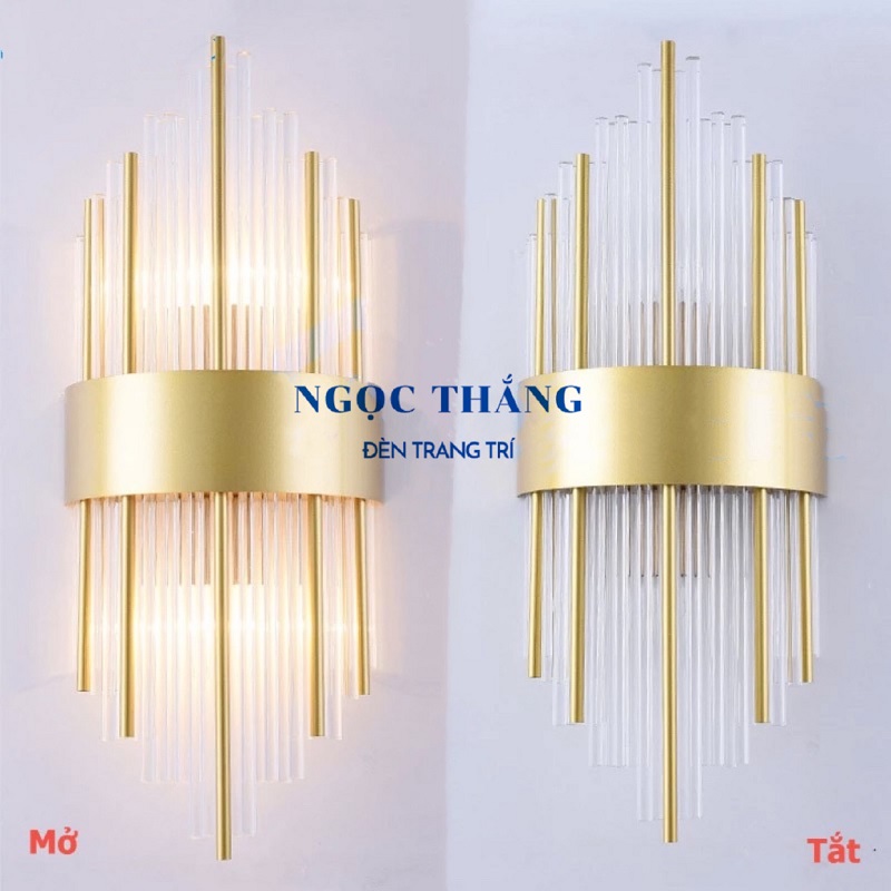 Đèn treo tường trang trí phòng khách phòng ngủ Bảo Hành 24 Tháng Led 8W 220V GT437 Ngọc Thắng - Ảnh 6