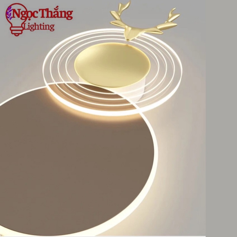 Đèn treo tường ốp tường trang trí phòng khách phòng ngủ cầu thang 3 chế độ màu Led 14W GT354-24 Ngọc Thắng - Ảnh 3