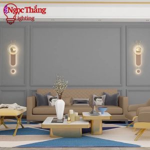Đèn treo tường ốp tường trang trí phòng khách phòng ngủ cầu thang 3 chế độ màu Led 14W GT354-24 Ngọc Thắng - Ảnh 5