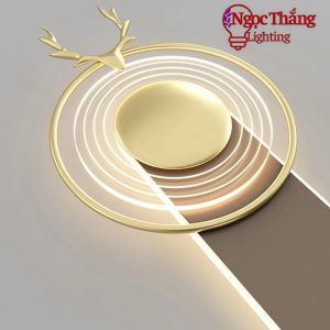 Đèn treo tường ốp tường trang trí phòng khách phòng ngủ cầu thang 3 chế độ màu Led 14W GT354-24 Ngọc Thắng - Ảnh 3