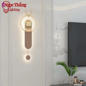 Đèn treo tường ốp tường trang trí phòng khách phòng ngủ cầu thang 3 chế độ màu Led 14W GT354-24 Ngọc Thắng