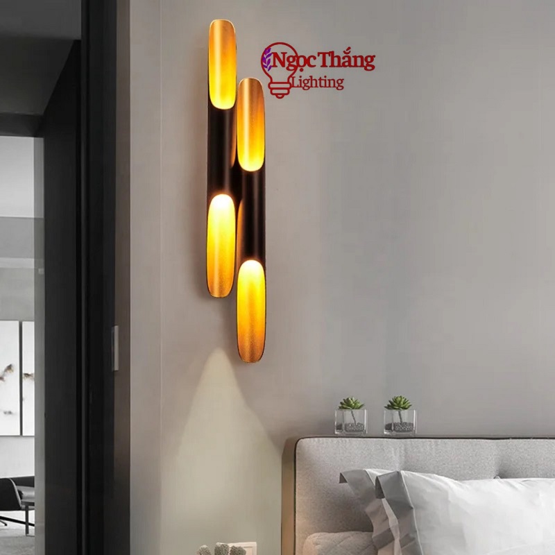 Đèn treo tường ốp tường 80cm trang trí phòng khách phòng ngủ cầu thang Led 16W 220V GT468 Ngọc Thắng