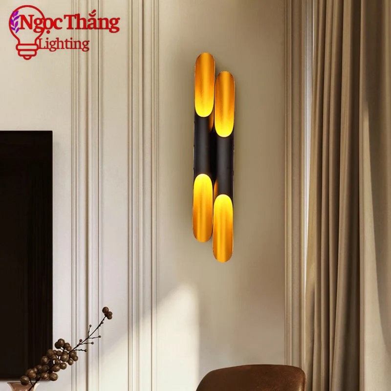 Đèn treo tường ốp tường 80cm trang trí phòng khách phòng ngủ cầu thang Led 16W 220V GT468 Ngọc Thắng - Ảnh 8