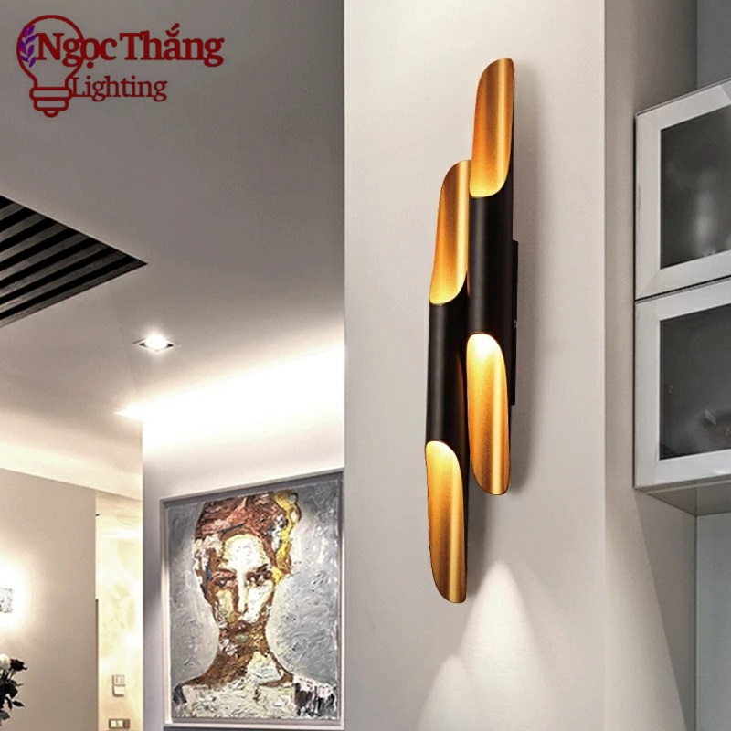 Đèn treo tường ốp tường 80cm trang trí phòng khách phòng ngủ cầu thang Led 16W 220V GT468 Ngọc Thắng - Ảnh 7