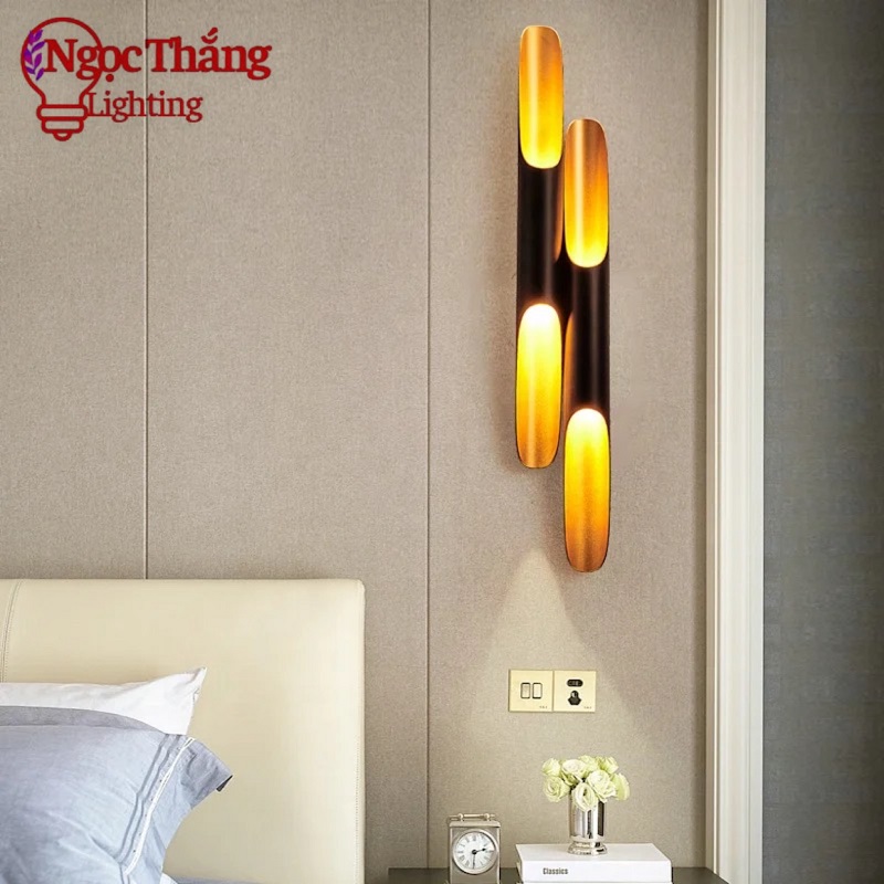 Đèn treo tường ốp tường 80cm trang trí phòng khách phòng ngủ cầu thang Led 16W 220V GT468 Ngọc Thắng - Ảnh 4