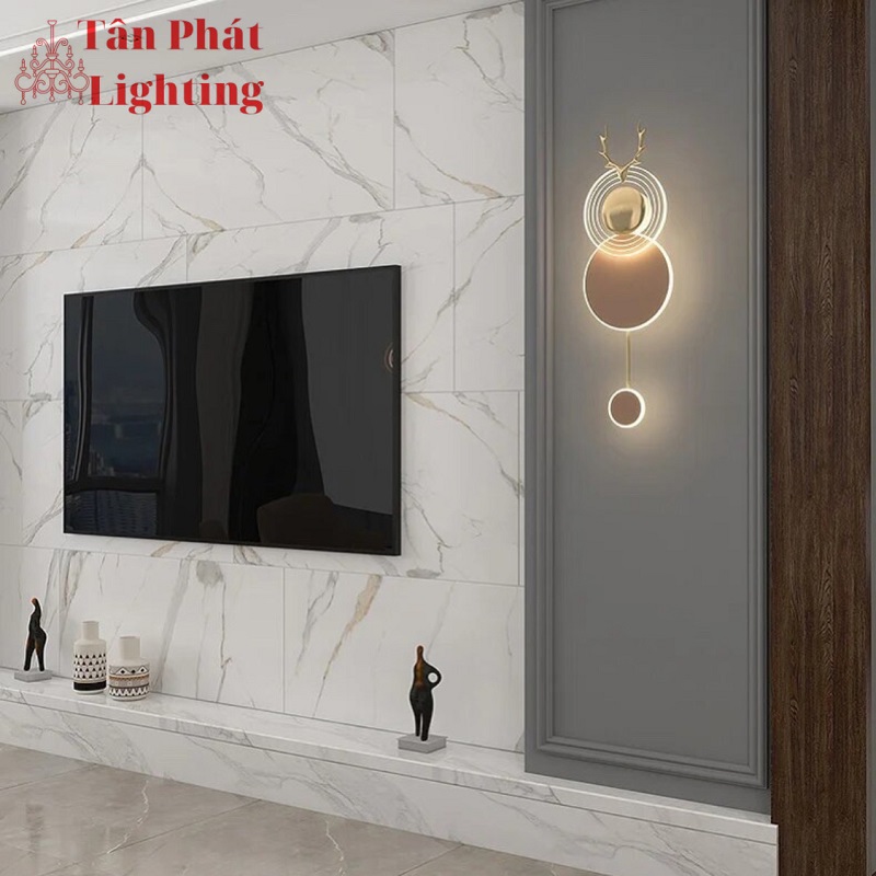 Đèn treo tường ốp tường trang trí phòng khách phòng ngủ cầu thang 3 chế độ màu Led 14W GT354-24 Ngọc Thắng - Ảnh 13