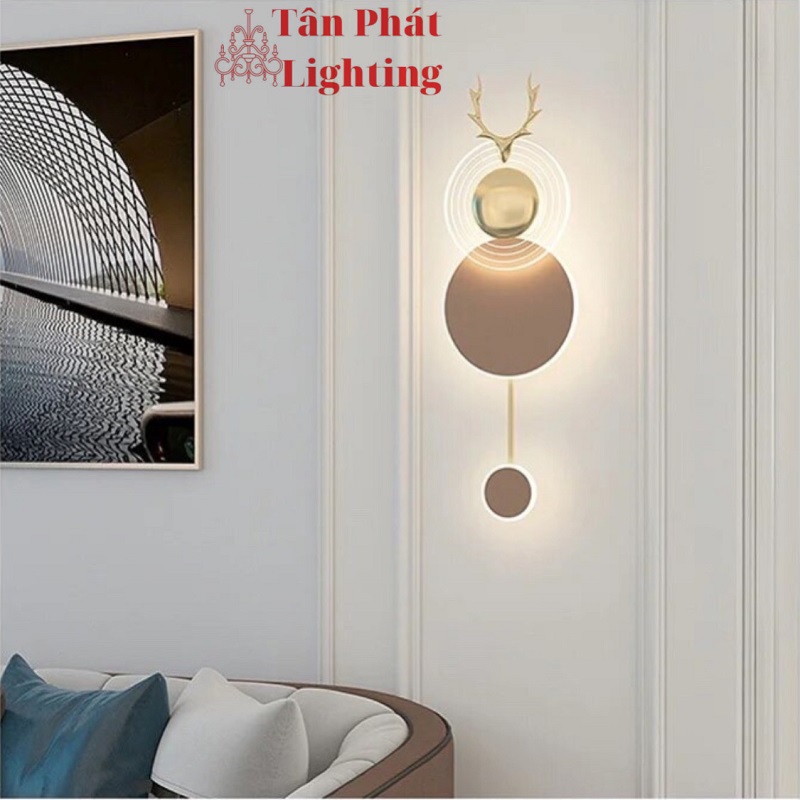 Đèn treo tường ốp tường trang trí phòng khách phòng ngủ cầu thang 3 chế độ màu Led 14W GT354-24 Ngọc Thắng - Ảnh 11