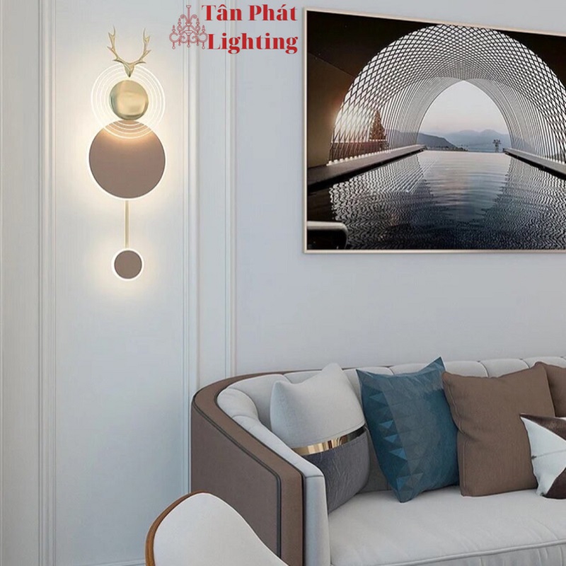 Đèn treo tường ốp tường trang trí phòng khách phòng ngủ cầu thang 3 chế độ màu Led 14W GT354-24 Ngọc Thắng - Ảnh 10