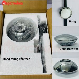 Alternative view of Đèn treo tường thuỷ tinh gắn tường trang trí phòng ngủ phòng khách cầu thang 220V VK135 Ngọc Thắng