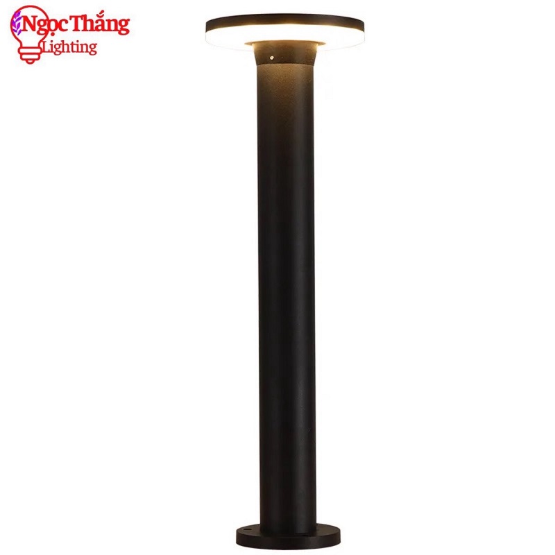 Đèn trụ sân vườn 60cm năng lượng mặt trời trang trí ngoài trời Led 3 màu 12w 220V SV6612 Ngọc Thắng - Ảnh 8