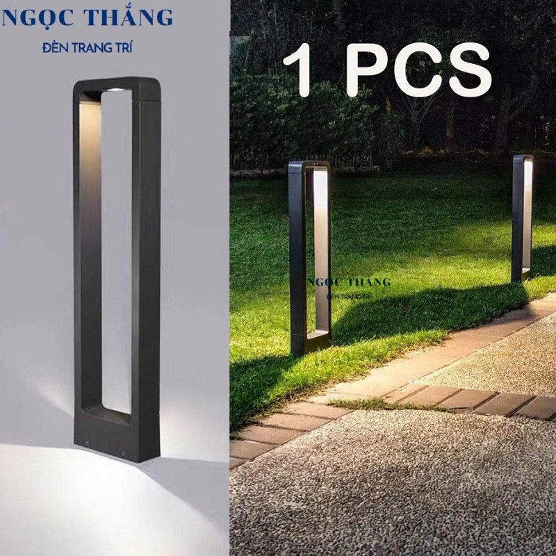 Đèn trụ sân vườn ngoài trời chống nước cao 60Cm Led 12W 220V VNT6610 Ngọc Thắng - Ảnh 9