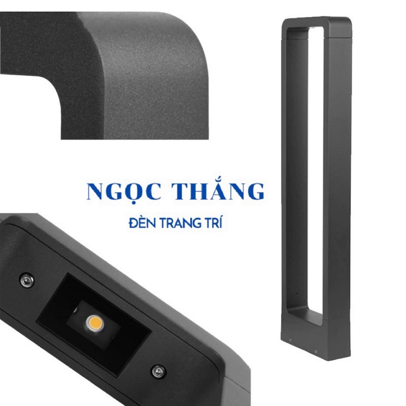 Đèn trụ sân vườn ngoài trời chống nước cao 60Cm Led 12W 220V VNT6610 Ngọc Thắng - Ảnh 16