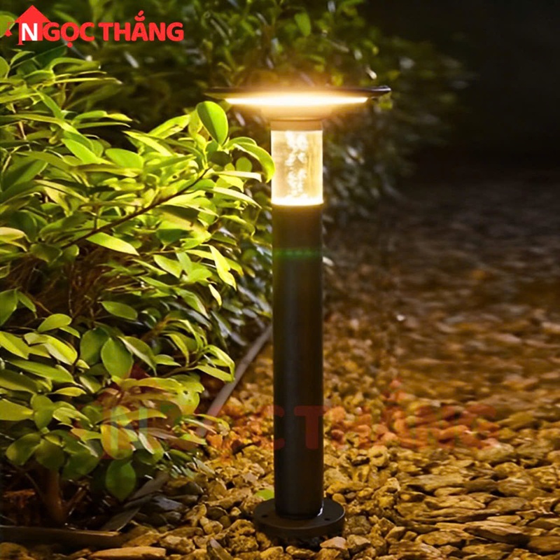 Đèn trụ sân vườn năng lượng mặt trời Cao 76cm Pin 4000mAh Led 10W TNL412 Ngọc Thắng