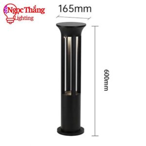 Alternative view of Đèn trụ sân vườn 60cm năng lượng mặt trời trang trí ngoài trời 12w 220V SV9201 Ngọc Thắng