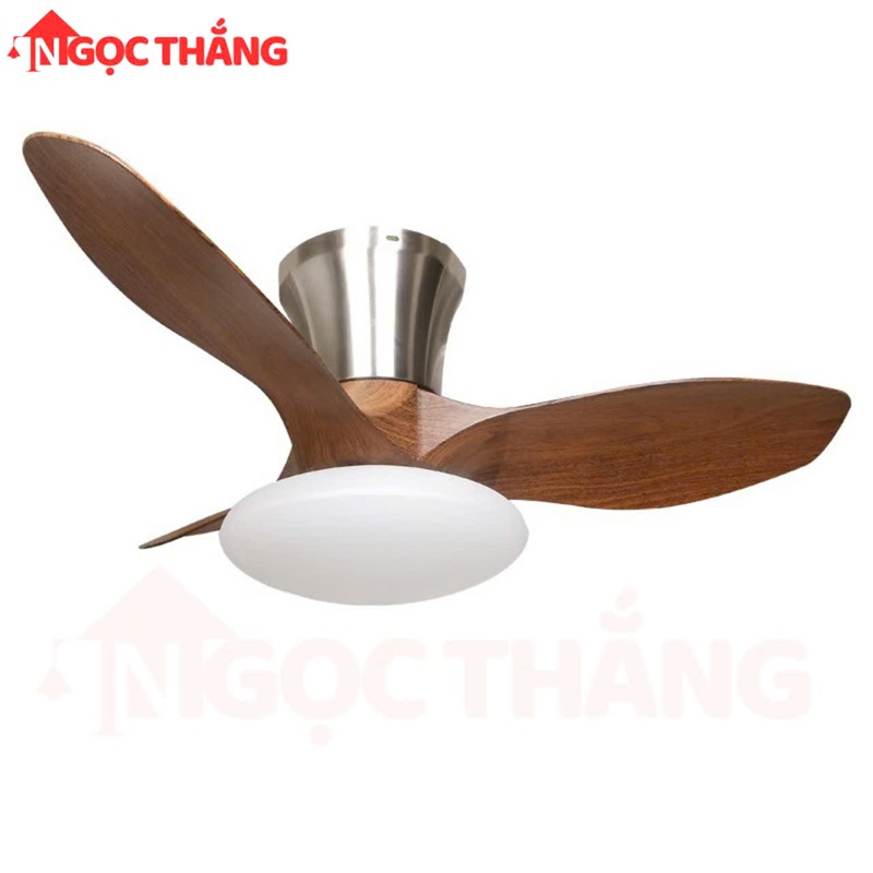 Quạt Trần Đèn 3 Cánh Nhựa ABS 80cm Cao 25cm Trang Trí Phòng Khách Phòng Ngủ VF906 Ngọc Thắng