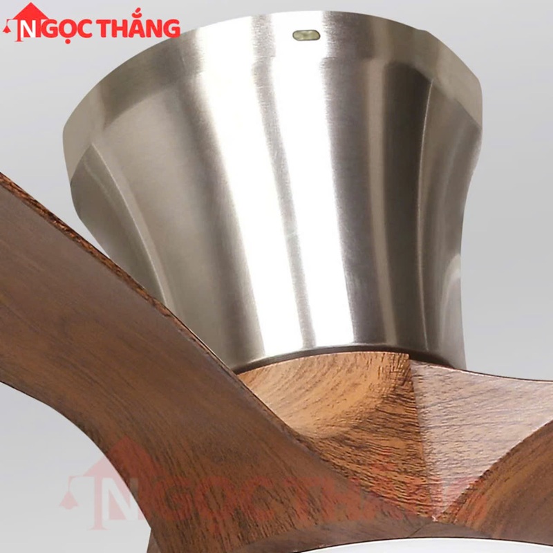 Quạt Trần Đèn 3 Cánh Nhựa ABS 80cm Cao 25cm Trang Trí Phòng Khách Phòng Ngủ VF906 Ngọc Thắng - Ảnh 5