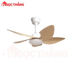 Alternative view of Quạt Trần Đèn 5 Cánh Nhựa ABS 100cm Cao 43cm Trang Trí Phòng Khách Phòng Ngủ VF910 Ngọc Thắng (Sao chép)