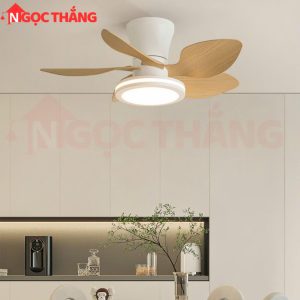 Alternative view of Quạt Trần Đèn 5 Cánh Nhựa ABS 70cm Cao 24cm Trang Trí Phòng Khách Phòng Ngủ VF907 Ngọc Thắng