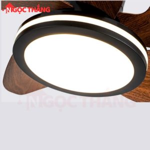 Quạt Trần Đèn 5 Cánh Nhựa ABS 70cm Cao 24cm Trang Trí Phòng Khách Phòng Ngủ VF908 Ngọc Thắng - Ảnh 6