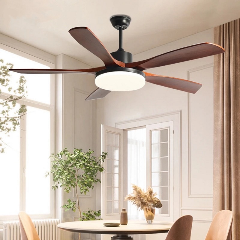 Quạt Trần Đèn 5 Cánh Trang Trí Sảnh Phòng Khách Cao Cấp Led 3 Chế Độ Màu VF94 Ngọc Thắng (Kèm remote điều khiển từ xa) - Ảnh 7