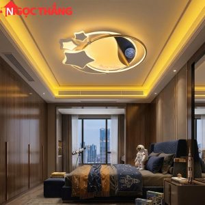 Đèn ốp trần ngôi sao Hàn Quốc trang trí phòng khách phòng ngủ trong nhà 220V MT215B Ngọc Thắng - Ảnh 4