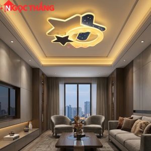 Đèn ốp trần ngôi sao Hàn Quốc trang trí phòng khách phòng ngủ trong nhà 220V MT395 Ngọc Thắng - Ảnh 5