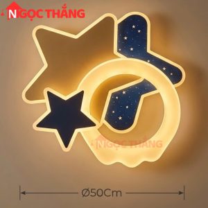 Alternative view of Đèn ốp trần ngôi sao Hàn Quốc trang trí phòng khách phòng ngủ trong nhà 220V MT395 Ngọc Thắng